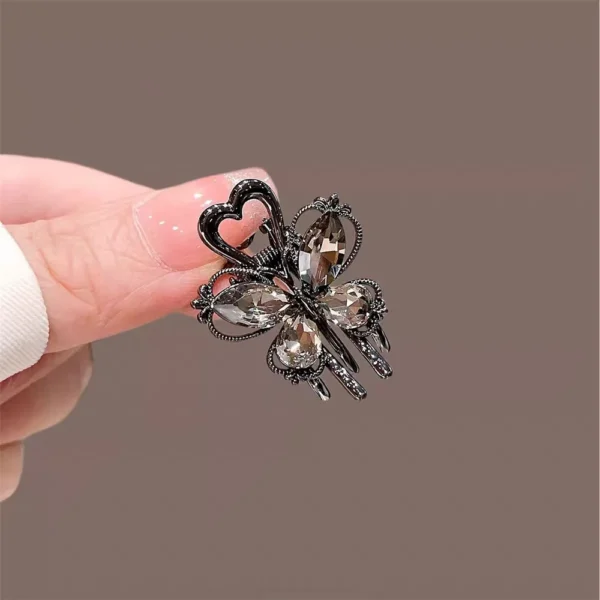 Radiant Bow Rhinestone Hair Clip - Image 5