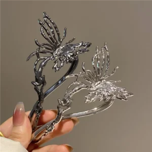 Ethereal Butterfly Alloy Hairpin
